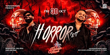 HORROR FEST Dallas 2026 | Bollyween Party at Palomino Ranch- Dallas