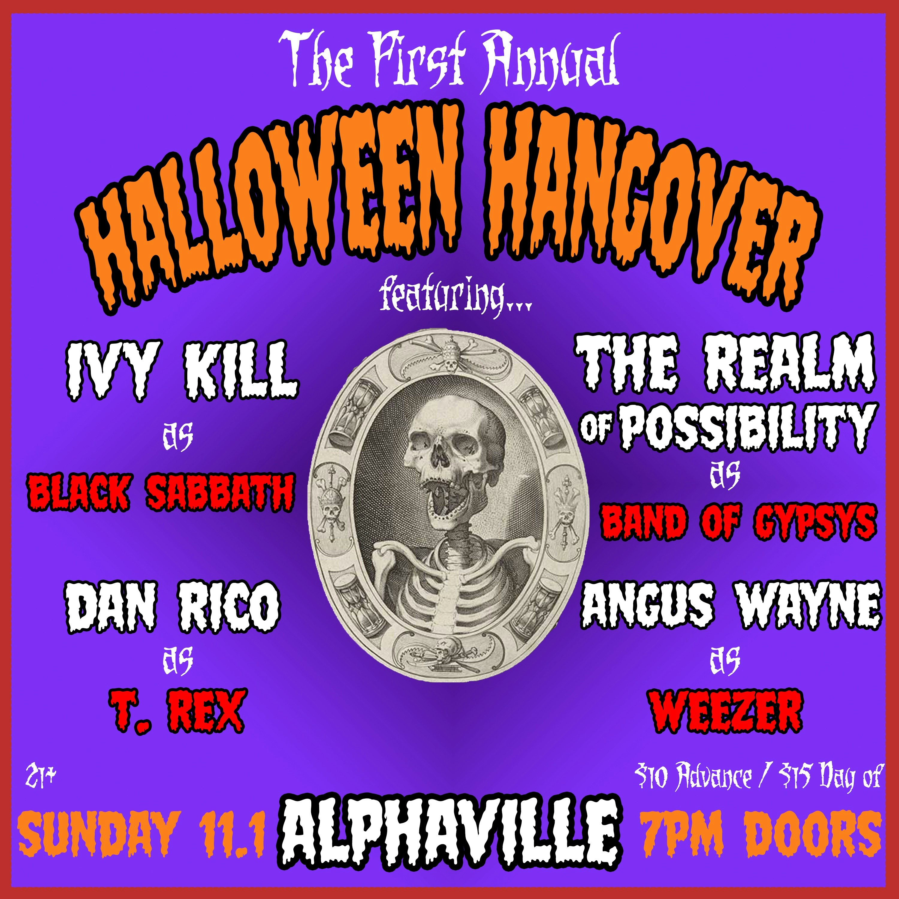 Halloween Hangover: Black Sabbath, Band of Gypsys, Weezer, T. Rex