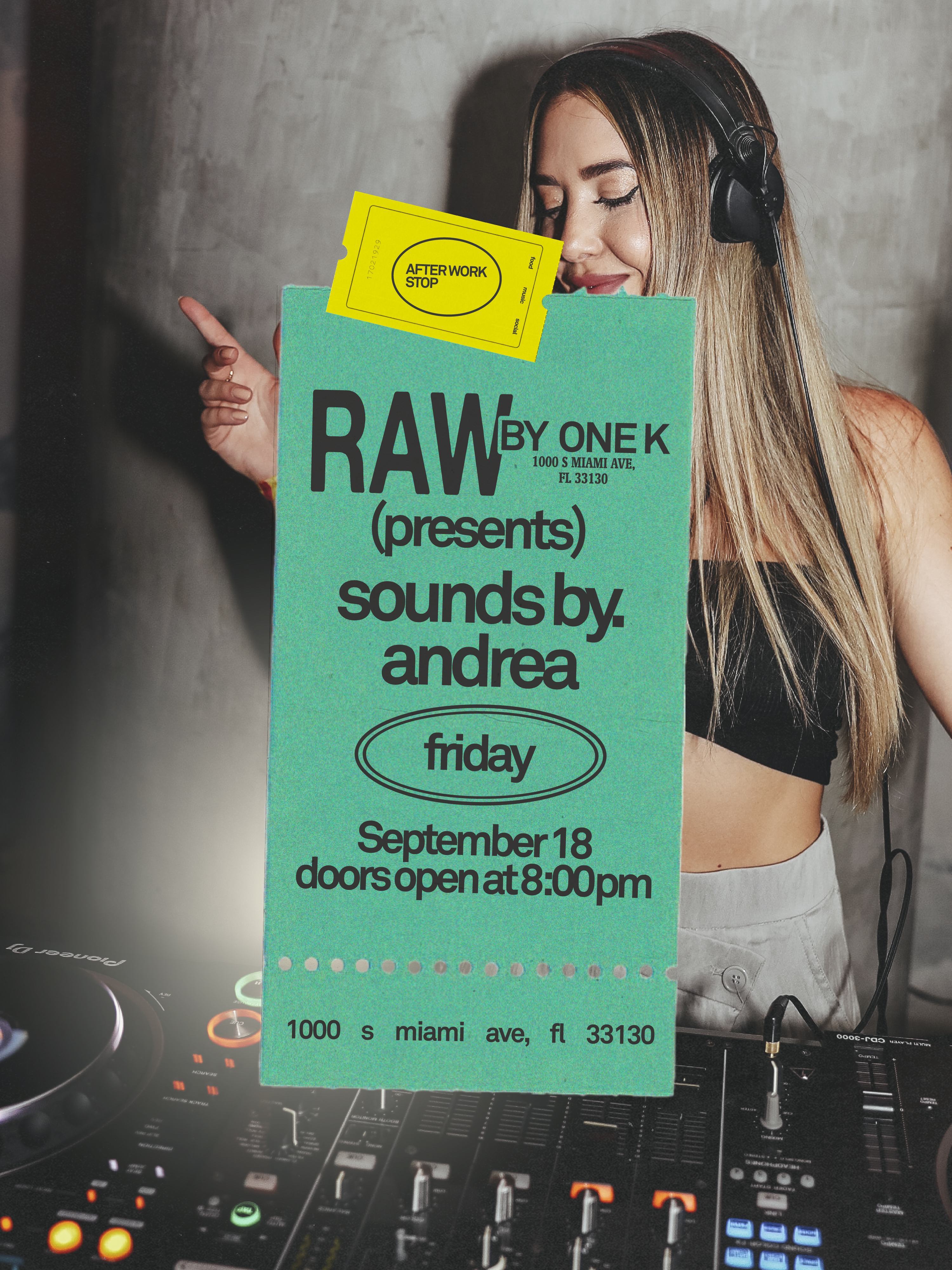 RAW BY ONE K SESSIONS FRIDAY 09/18