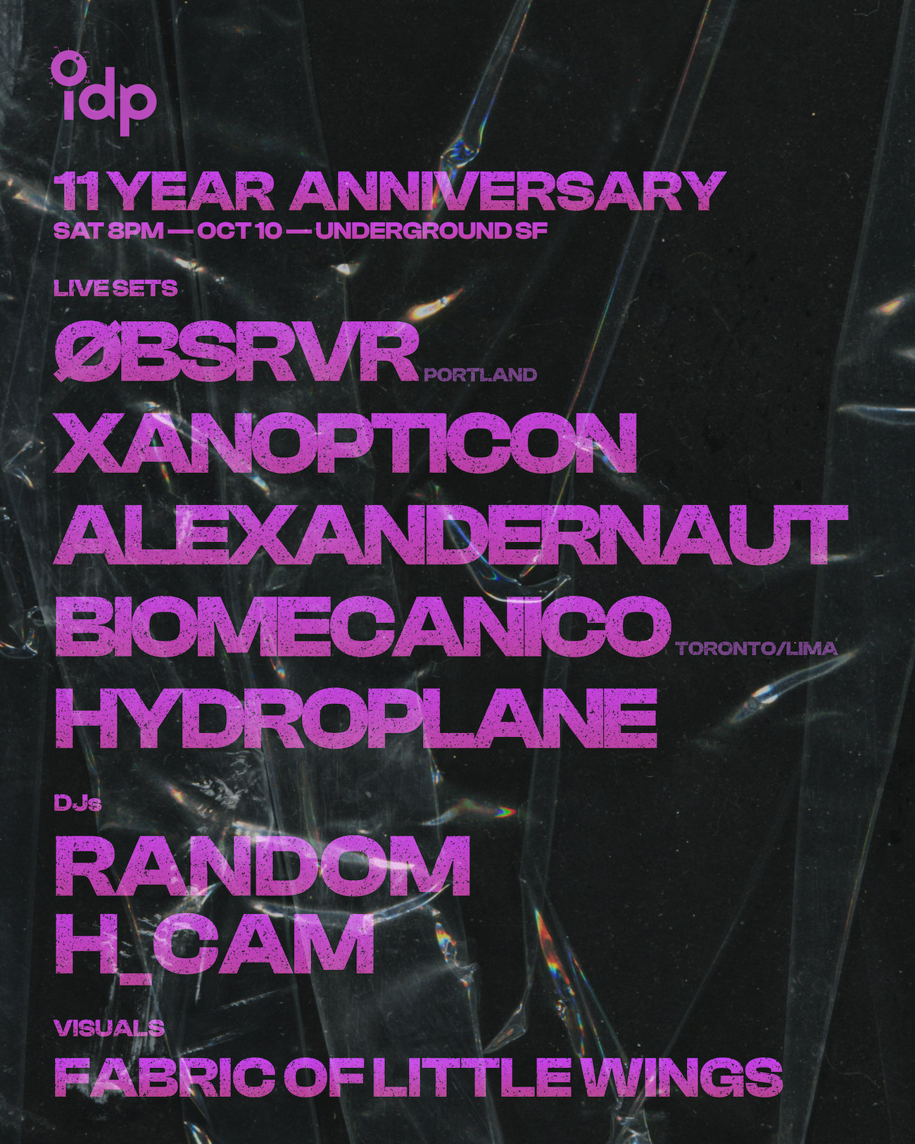 IDP 11yr Anniversary