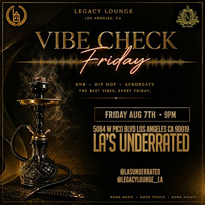 VIBE CHECK FRIDAY