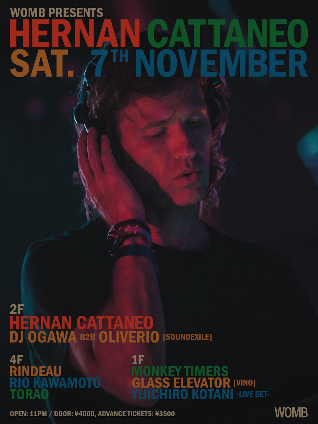 WOMB PRESENTS Hernan Cattaneo (PROGRESSIVE HOUSE / TECHNO)