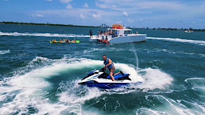 The Best Miami Water Adventure: Jet Skis, Banana Boat, Beer & Iconic Views!
