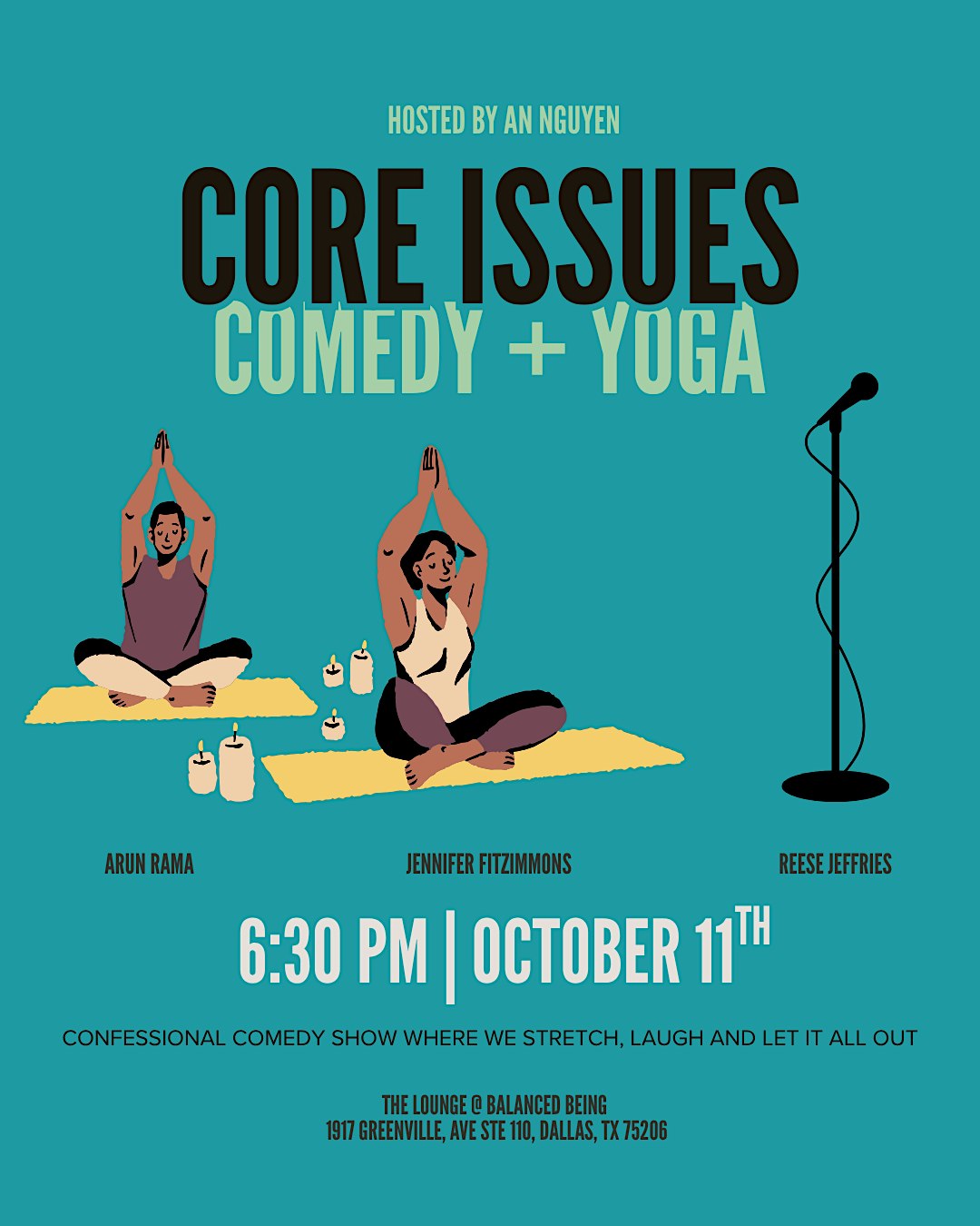 Core Issues (Comedy + Yoga)