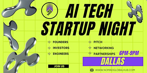 AI Startup Pitch & Investor Networking I Dallas