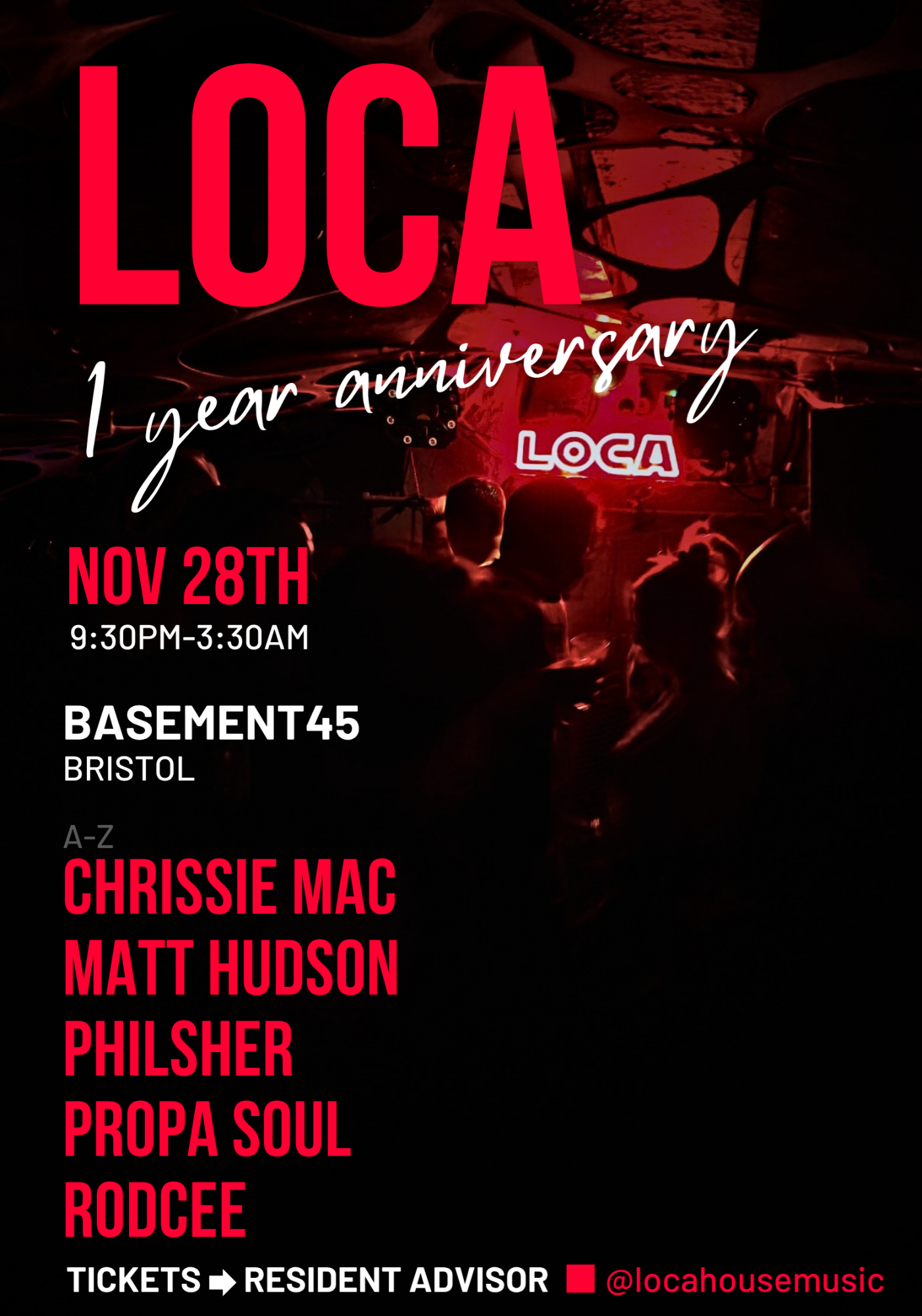LOCA HOUSE MUSIC 1 YEAR ANNIVERSARY 
