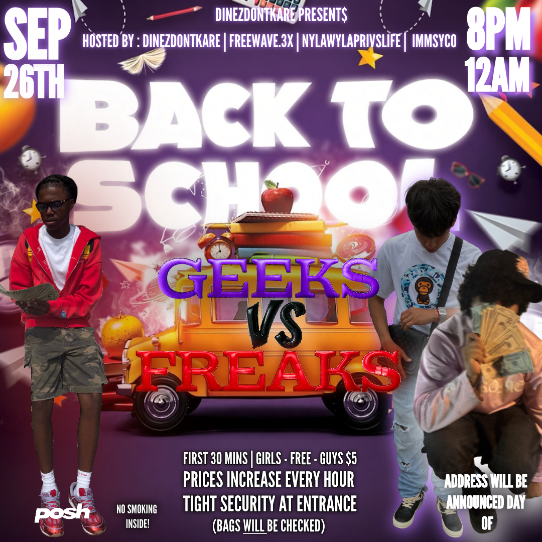 BACK TO SCHOOL: GEEK VS FREAKS EDITON
