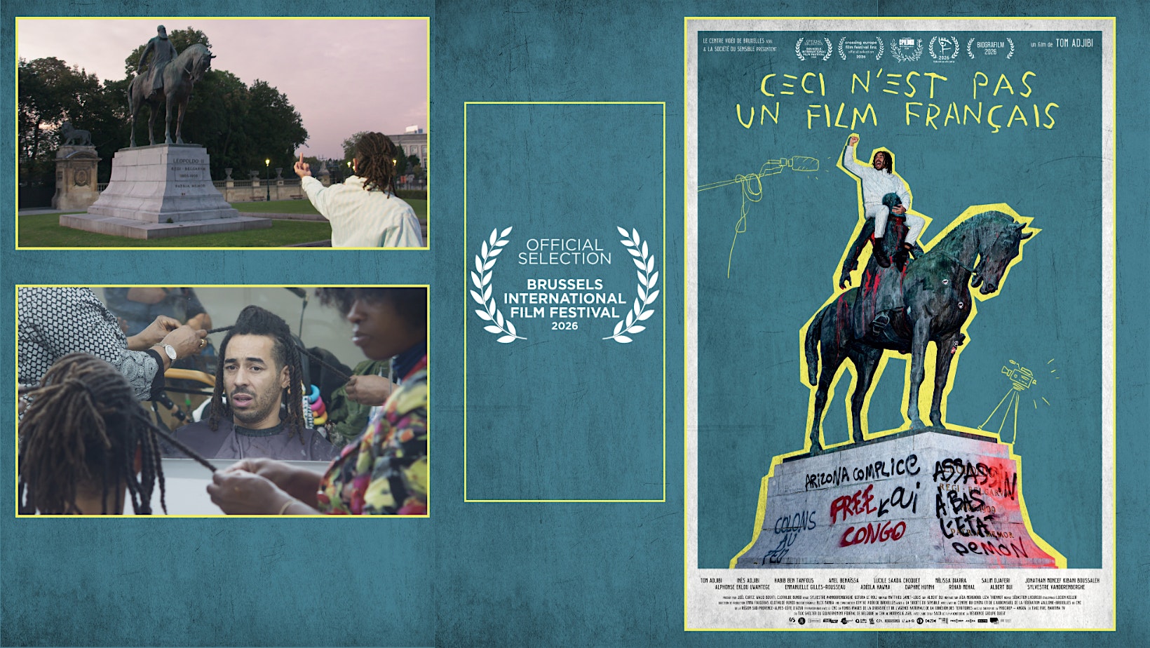 Premières CECI N'EST PAS UN FILM FRANÇAIS de Tom Adjibi - 10 & 16.09