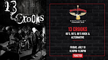 13 CROOKS @ Rock & Brews Royal Oak