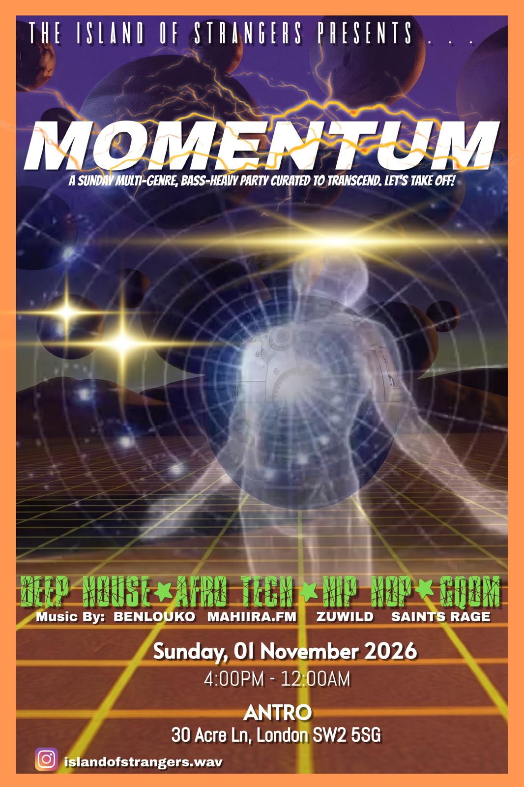 MOMENTUM - Deep House, Afro Tech, Hip Hop, Gqom