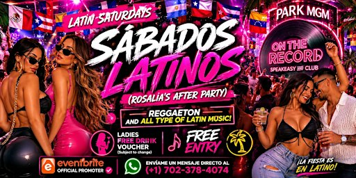 LATIN SATURDAYS AT ON THE RECORD NIGHTCLUB @PARK MGM
