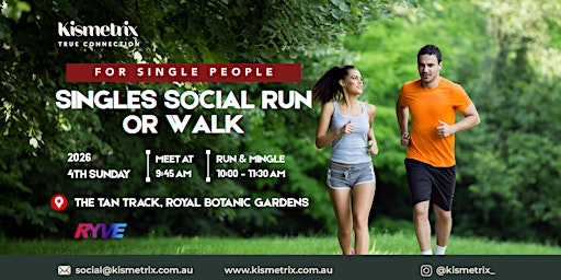 Sep 27 | Kismetrix Social Run/Walk + Coffee - The Tan - Botanical Gardens