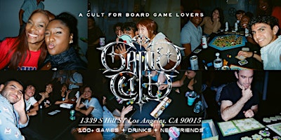 Board Game Night @ GAME CULT LA