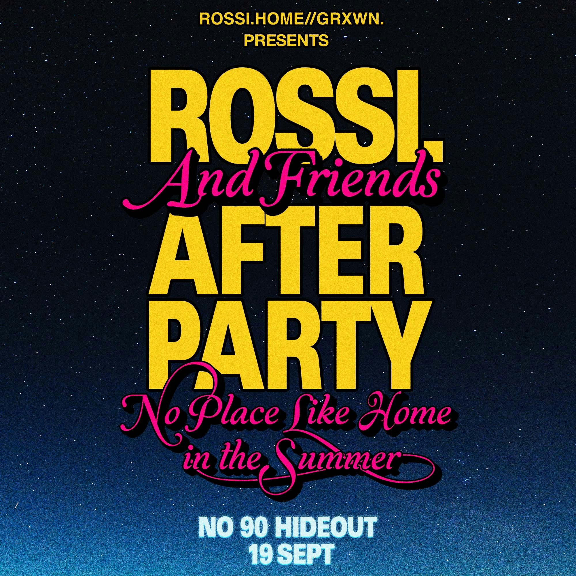 Rossi. Afterparty