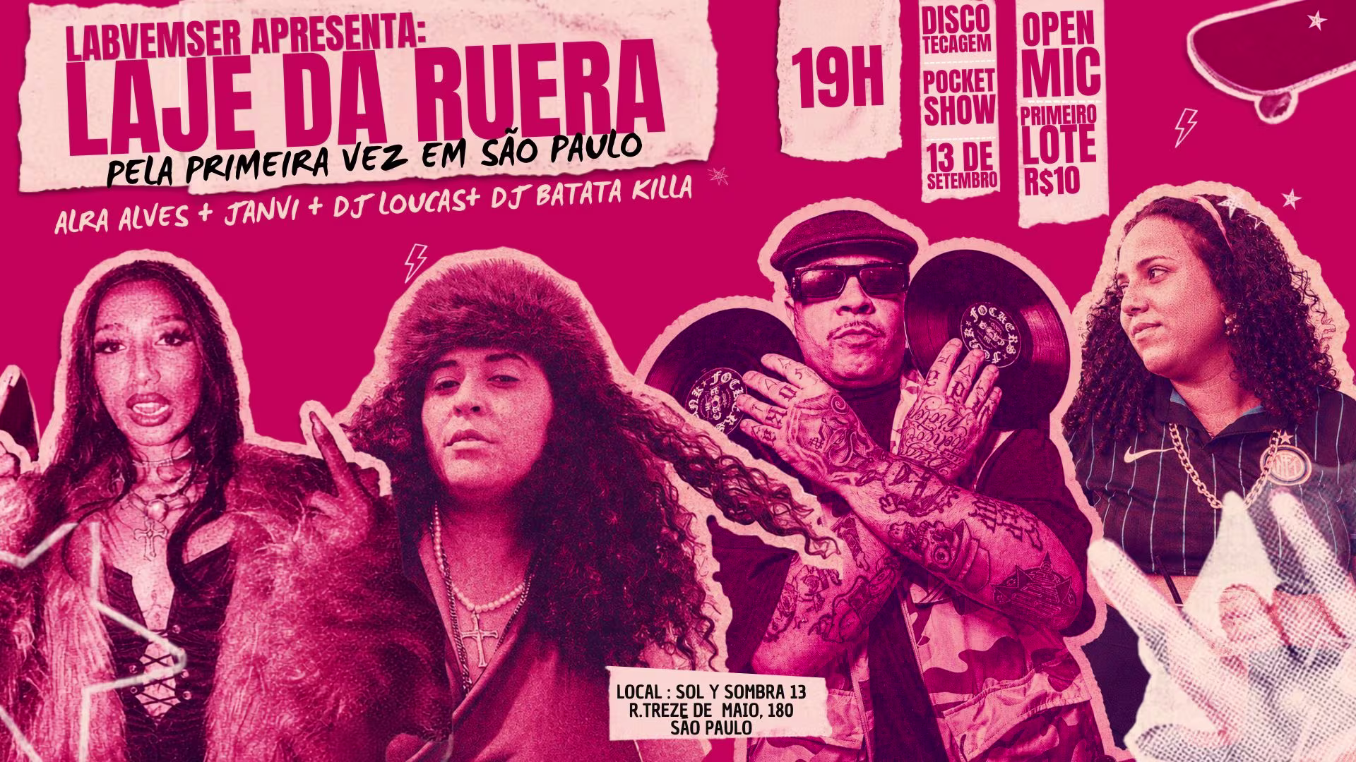Laje Da Ruera Chega São Paulo, Em Colab Com O Labvemser.