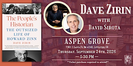 Dave Zirin with David Sirota Live at Tattered Cover Aspen Grove