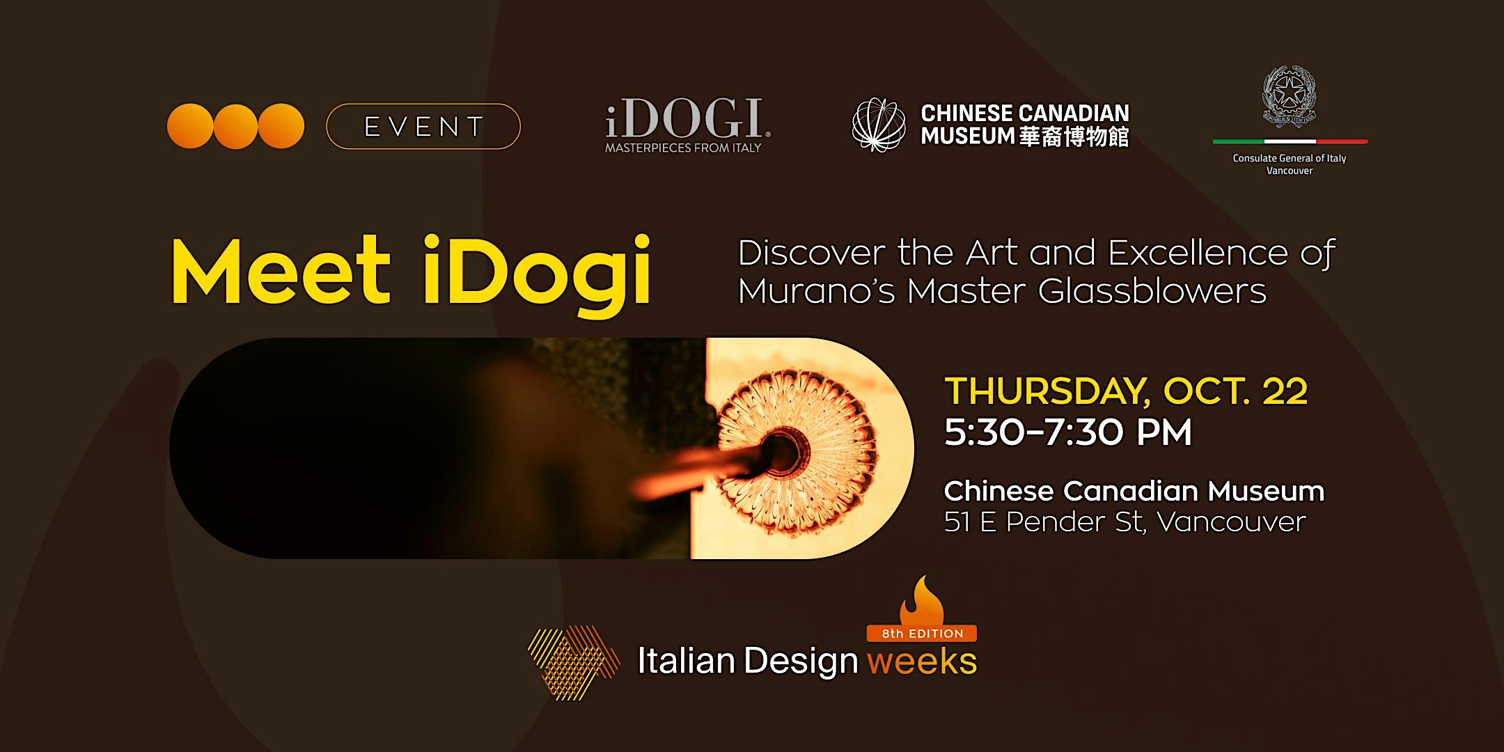 Italian Design Weeks 2026: Meet iDogi - The Italian Art of Glassblowing