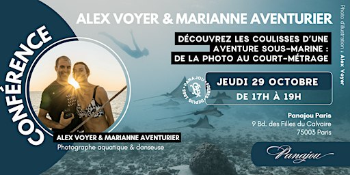 CONFÉRENCE & PROJECTION : ALEX VOYER & MARIANNE AVENTURIER // 29 OCTOBRE