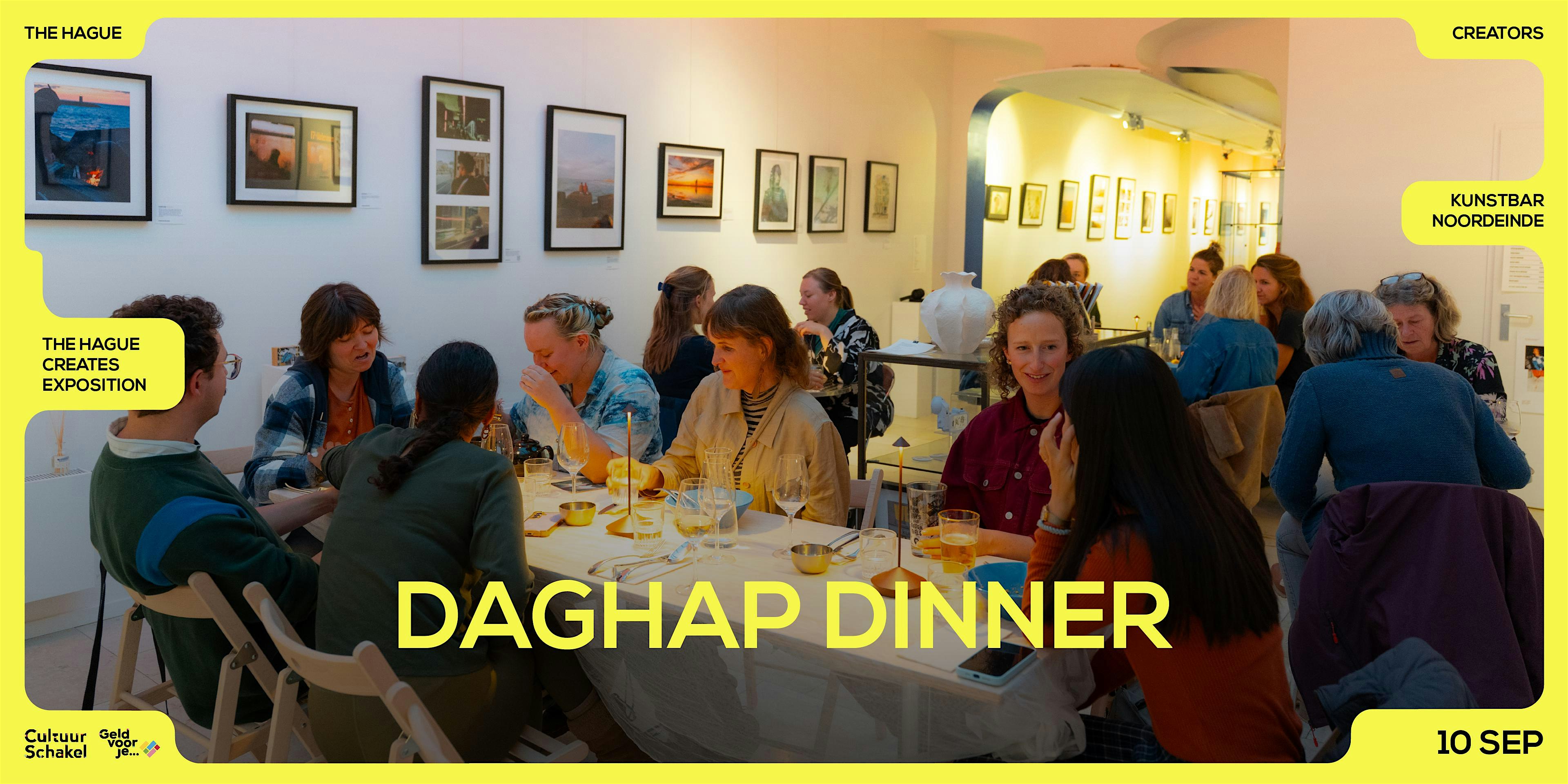 The Hague Creates: Daghap dinner between the art