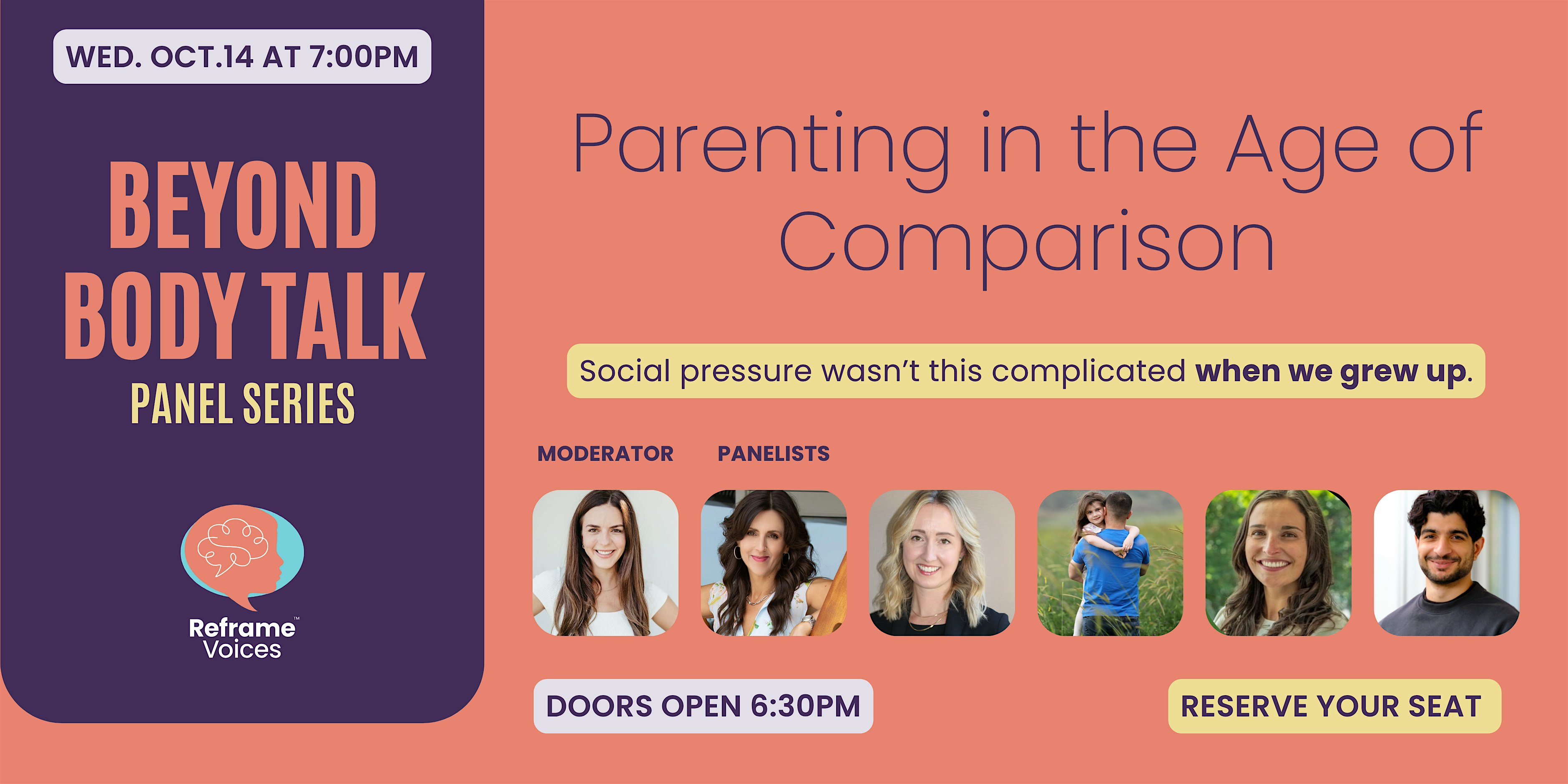 Parenting in the Age of Comparison, a Beyond Body Talk > Panel Series