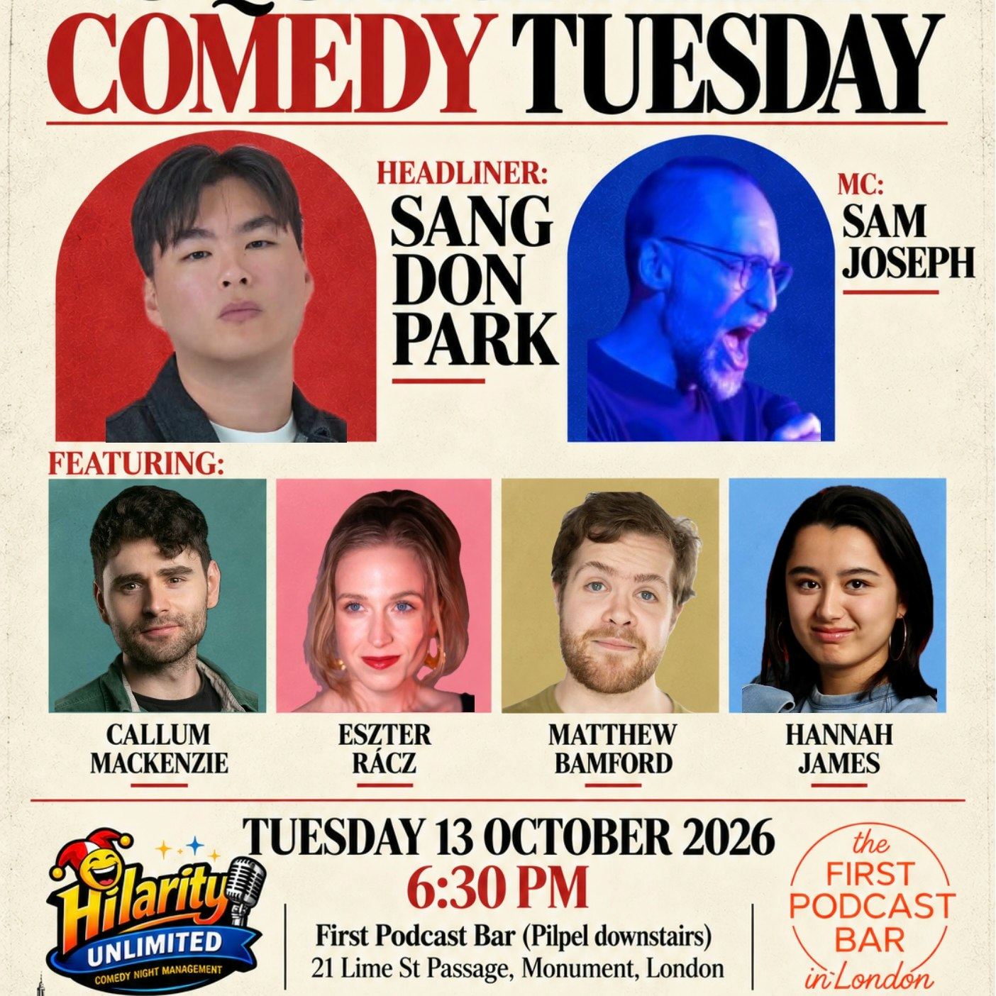Square Mile Comedy Tuesday
