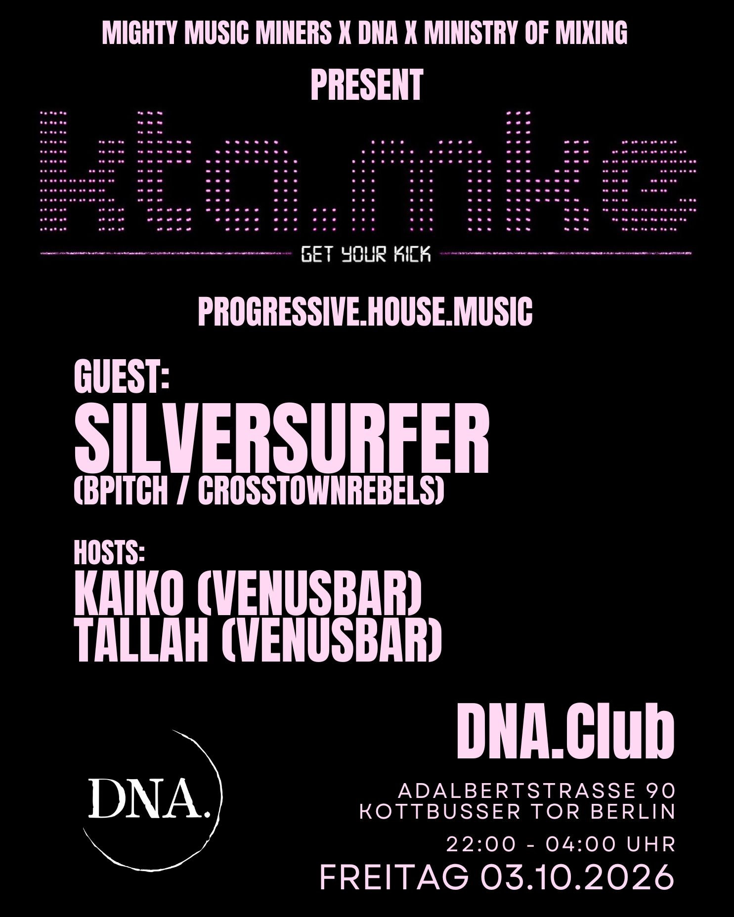 KTA.MKE - Progressive House on Open Air Terrace and Indoor Club