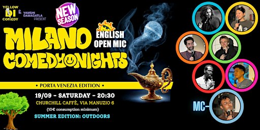 MILANO COMEDY NIGHTS: Season kickoff!