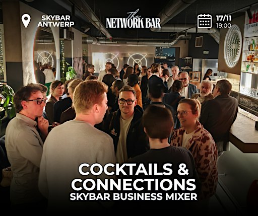 Zakelijk Netwerken (17 nov 2026 om 19:00 uur) @Skybar Antwerpen