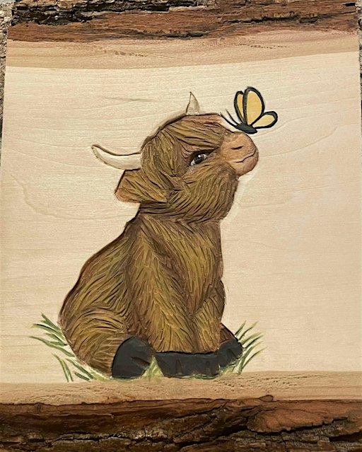 Carve a Highland Cow – Intaglio Style