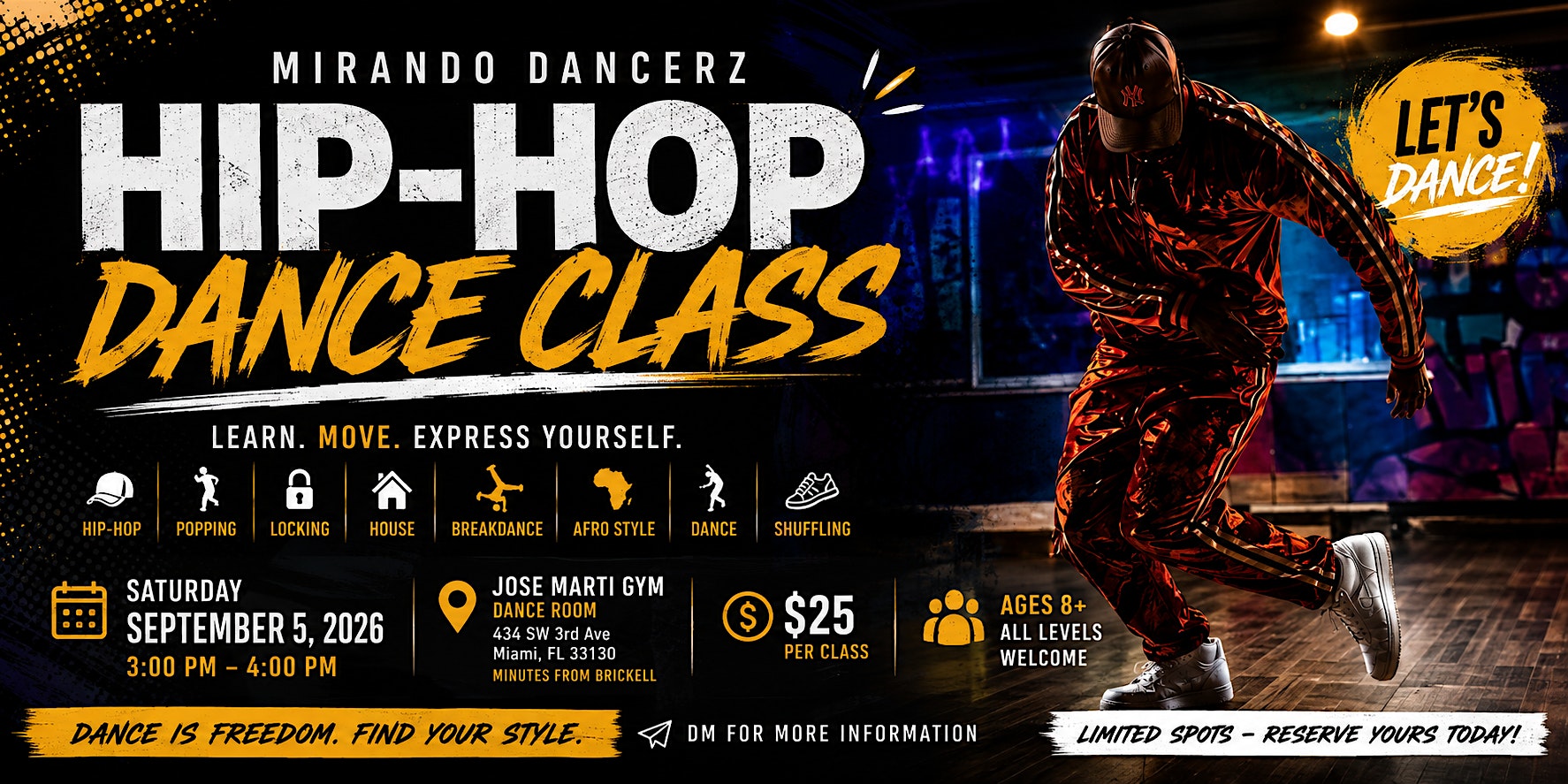 Hip-Hop Dance Class in Miami | Mirando Dancerz