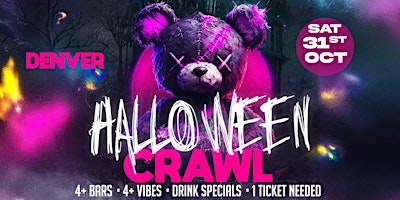 Denver's Haunted Hop 2026: Halloween Bar Crawl (Saturday, Oct 31)