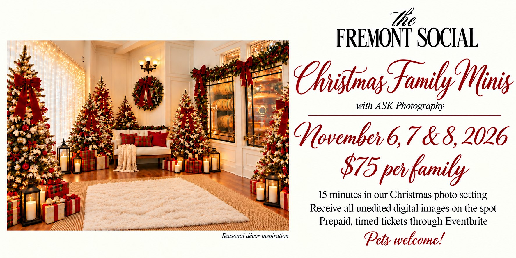 Christmas Family Minis at The Fremont Social