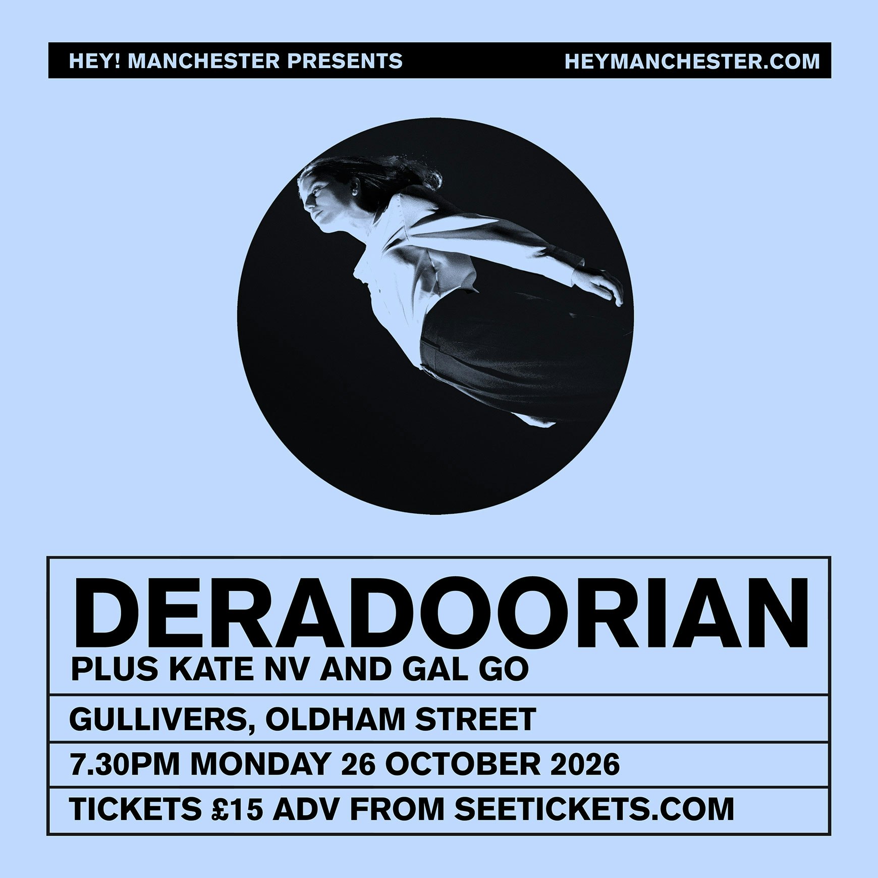 Deradoorian + Kate NV + Gal Go