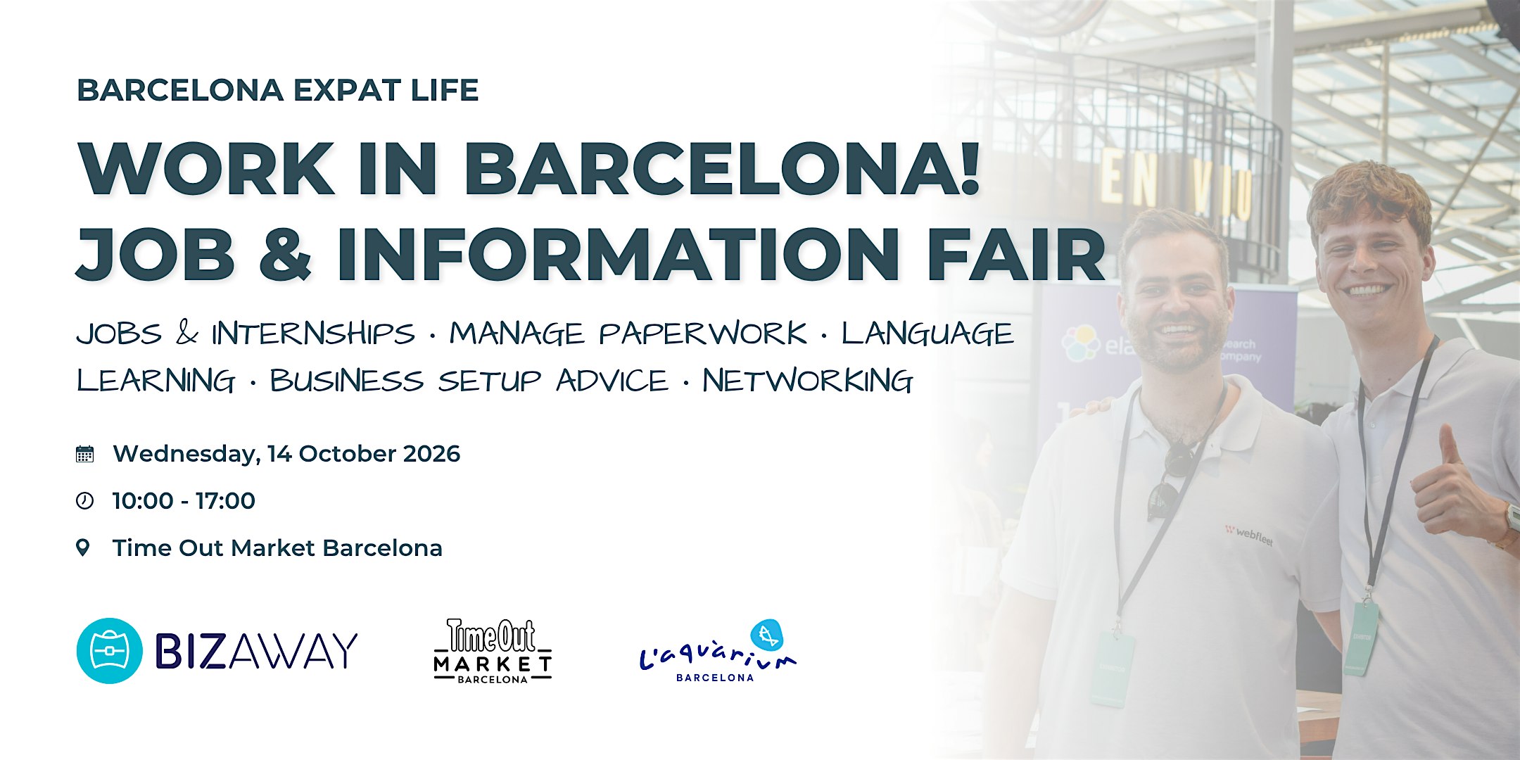 WORK IN BARCELONA! JOB & INFORMATION FAIR