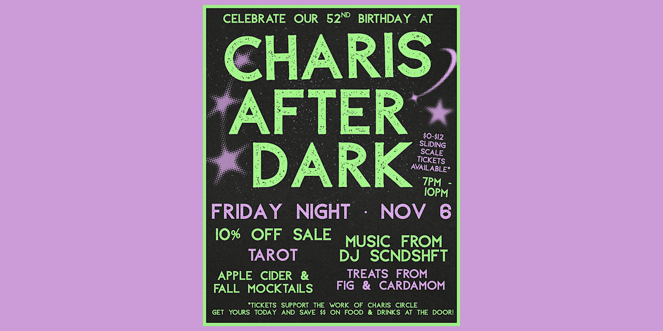 Charis After Dark: An After-Hours Experience