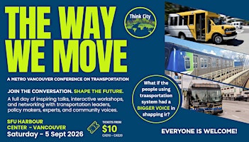 The Way We Move: A Metro Vancouver Conference on Transportation
