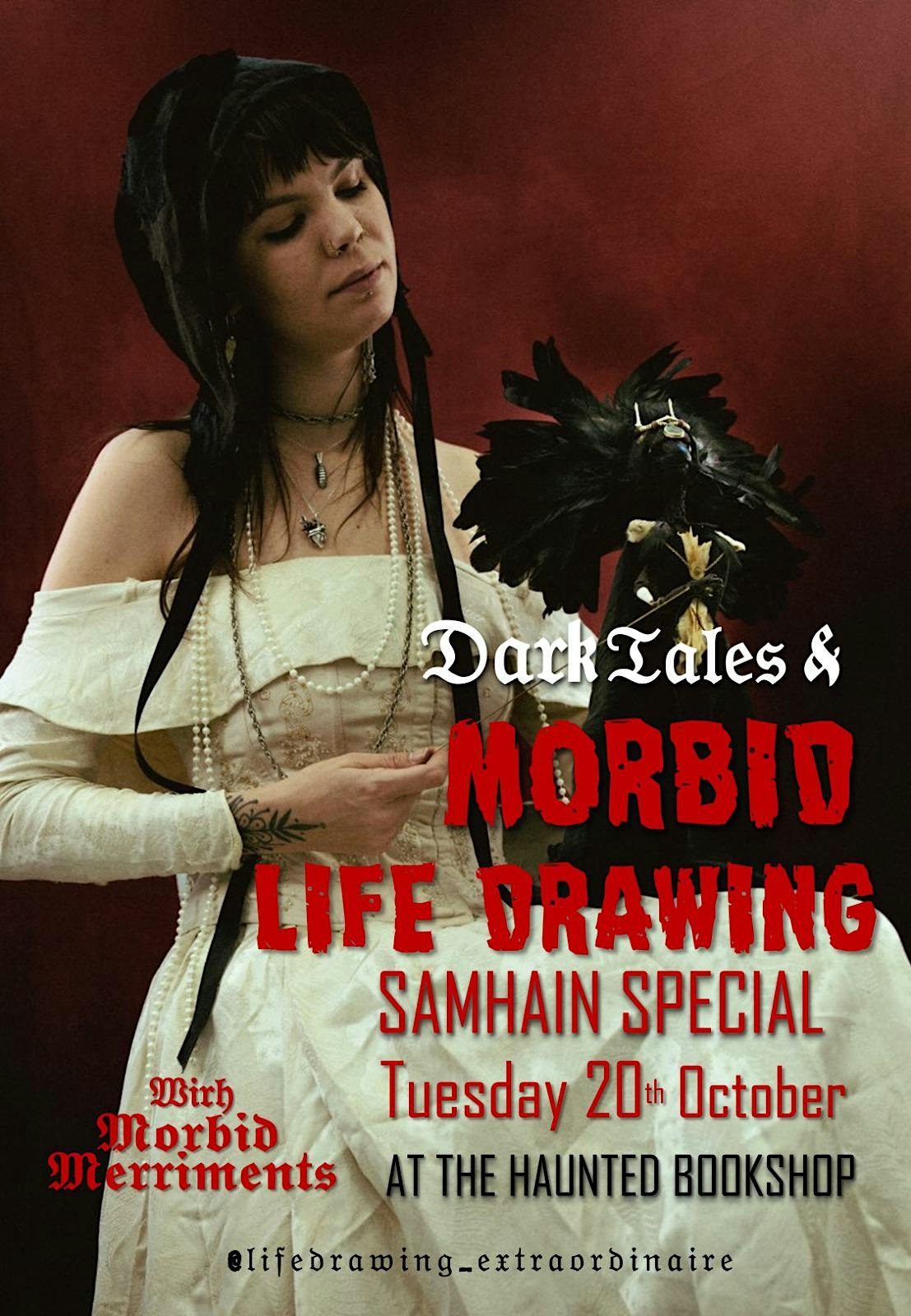Dark Tales & Morbid Life Drawing at the Haunted Bookshop