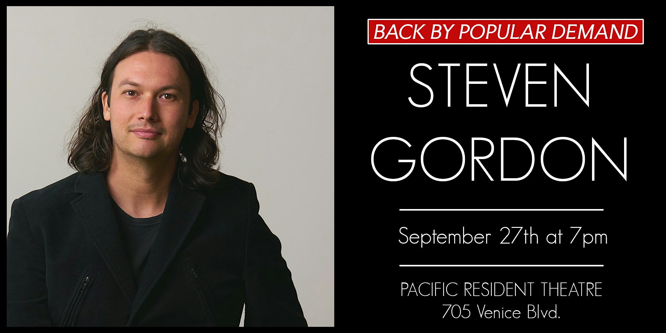 Back by Popular Demand - Steven Gordon Live: An Evening of Jazz