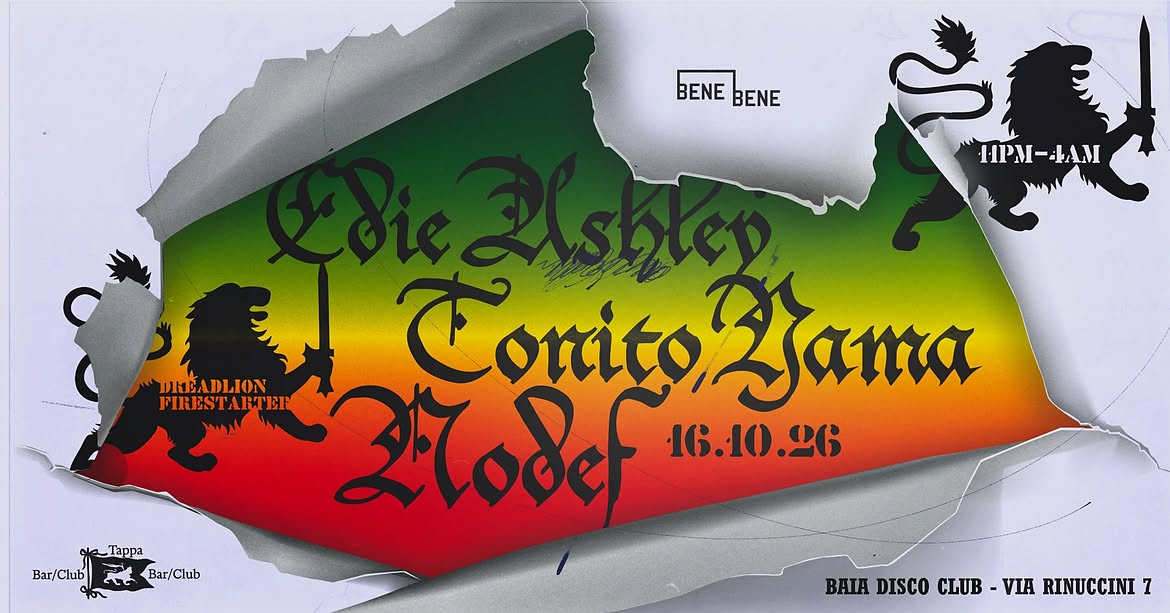 Bene Bene bar presents TAPPA:  Edie Ashley, Tonito Yama, Nodef