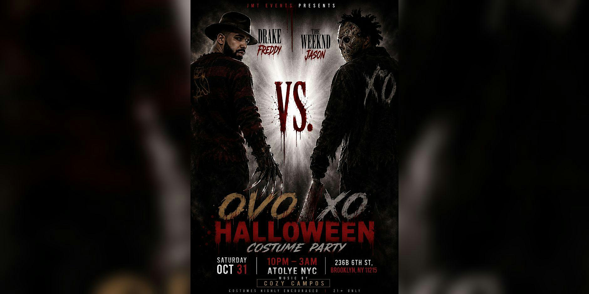 Drake vs The Weeknd OVOXO Halloween Costume Party