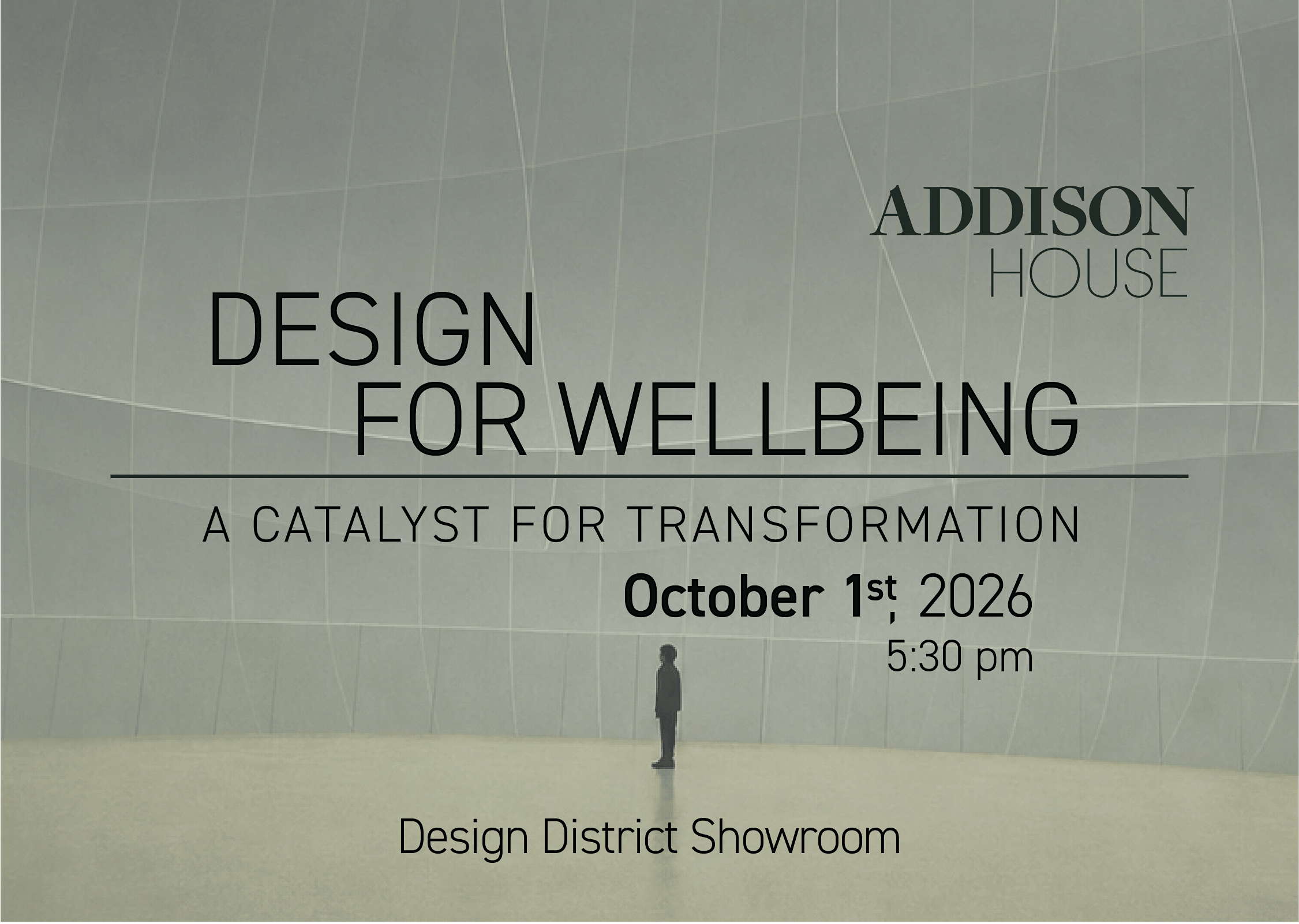 DESIGN FOR WELLBEING | A catalyst for transformation