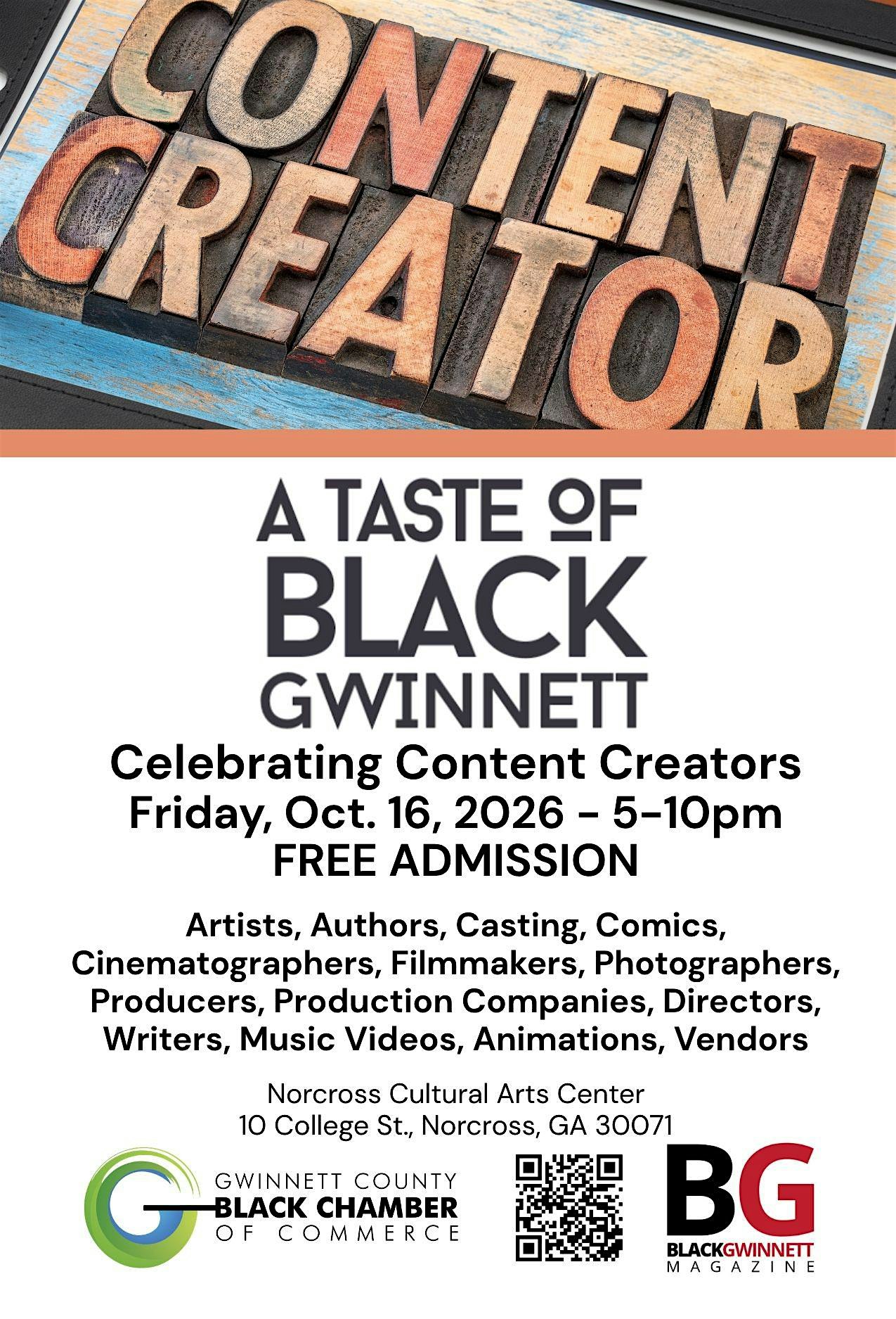 A Taste of Black Gwinnett: Content Creators Edition