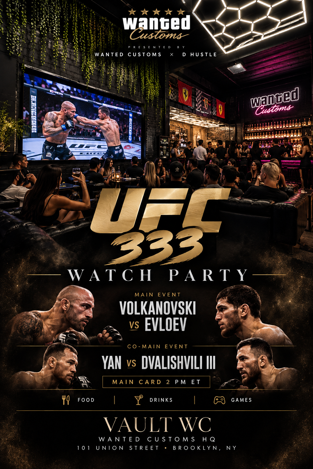 UFC 333 Watch Party in NYC