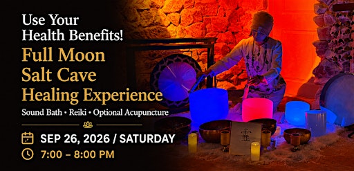 Release & Recharge: Full Moon Salt Cave Experience