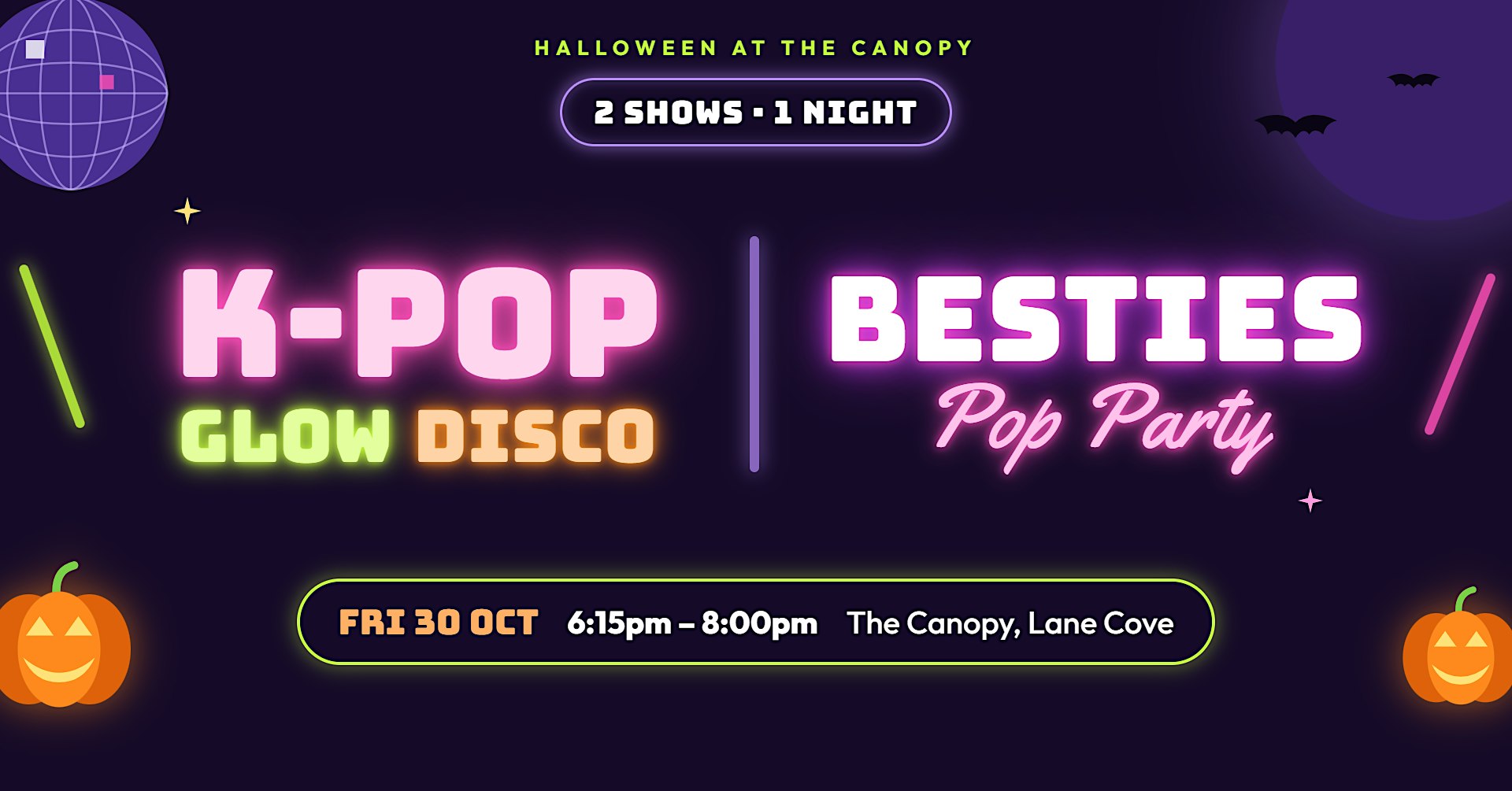 K-Pop Demon Hunters vs The Besties: Halloween Glow Party