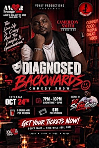 Camereon Smith- Diagnosed Backwards Comedy Show