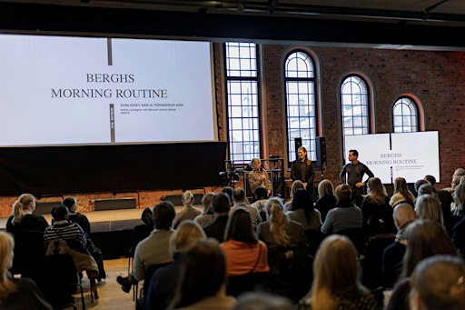 Berghs Morning Routine: AI success cases - vår modell för AI acceleration