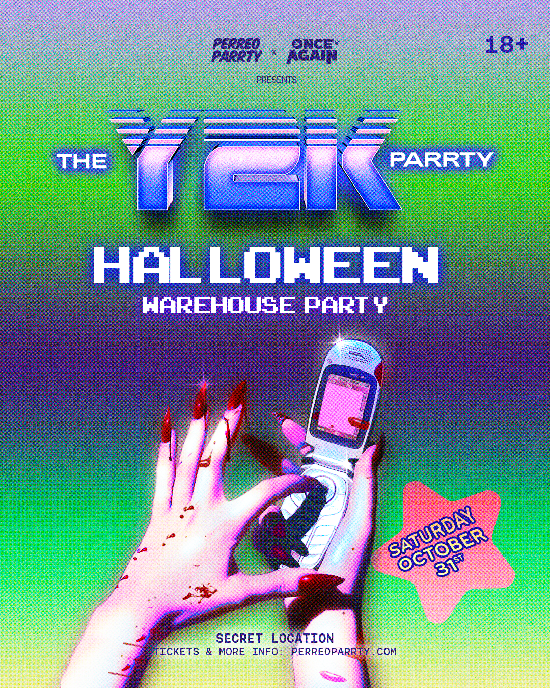 THE Y2K HALLOWEEN PARRTY - (DAY 2) Secret Warehouse NYC | 18+