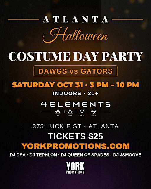 Atlanta's #1 Halloween Party - Host Pastor Troy (Bulldogs vs Gators PTY)