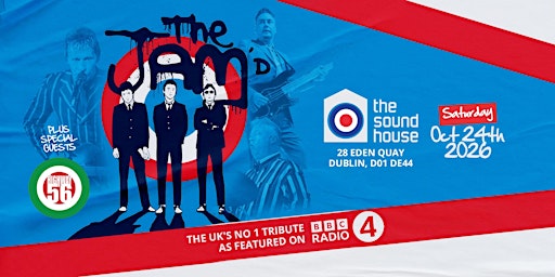 The Jam'd – UK's No.1 Tribute to The Jam, Dublin